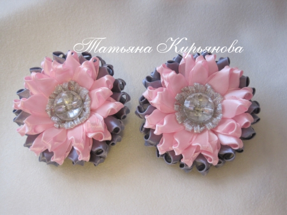 Резинки для волос"Астры"