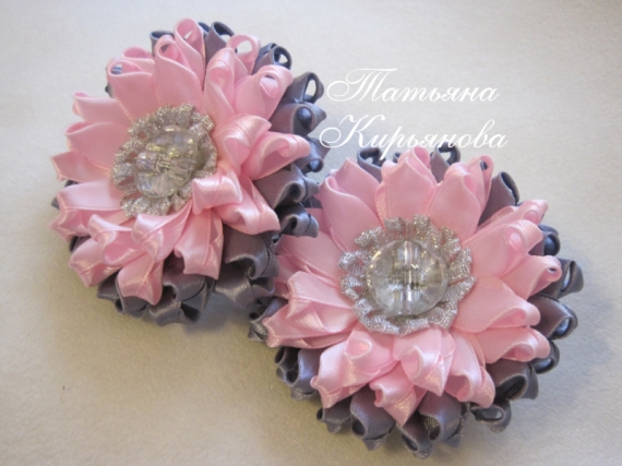 Резинки для волос"Астры"