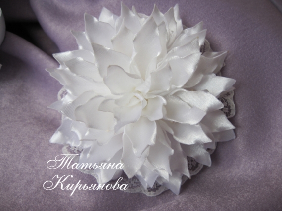 Резинки для волос"Хризантемы"