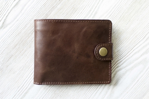 Портмоне из натуральной кожи "Горячий шоколад"