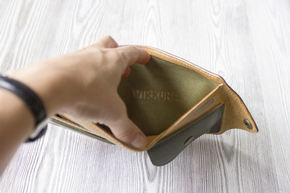 Портмоне из натуральной кожи "Норвежский лес"