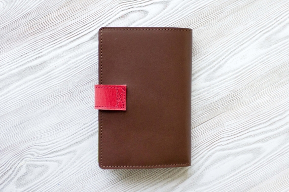 Портмоне для паспорта, карт, банкнот и монет "Вояж"