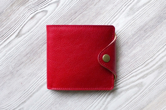 Портмоне из натуральной кожи "Фруктовая карамель"