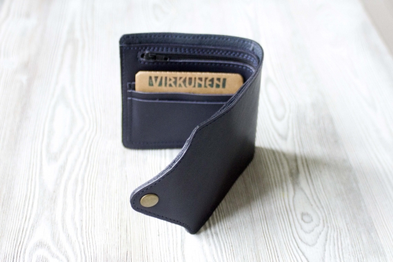 Портмоне из натуральной кожи "Индиго"