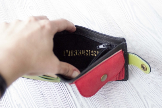 Портмоне из натуральной кожи "Витамин"