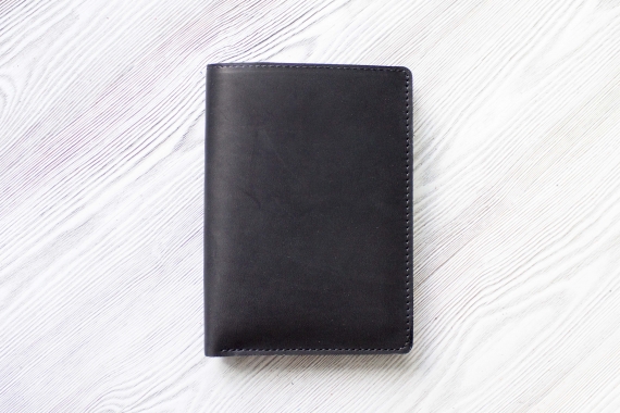 Портмоне, холдер для паспорта, карт, банкнот "Графит"