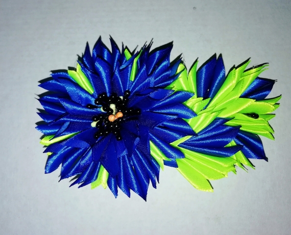 Заколка-автомат "Василёк"