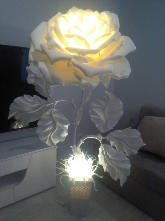 Торшер "Садовая роза"