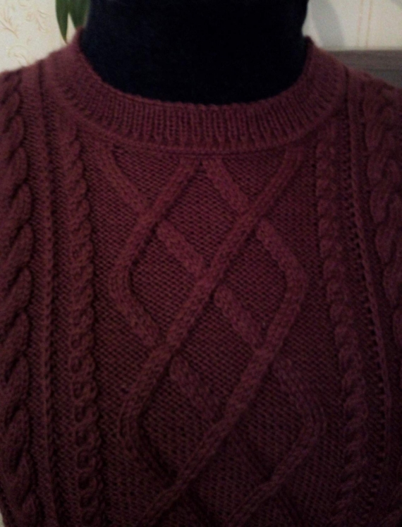 Женский джемпер "Сливовая радость"