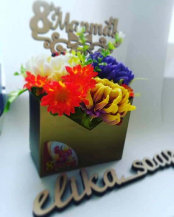 Мыльный букет