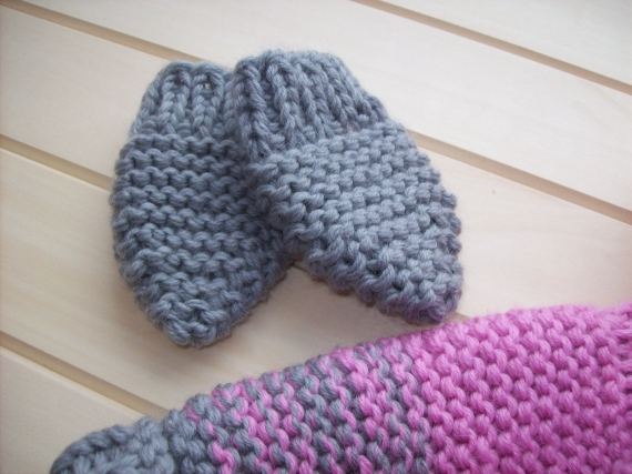 Комплект для младенца из полушерсти