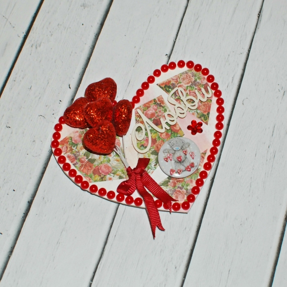 Магнит Красные сердца