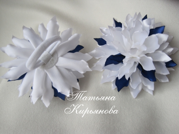 Резинки для волос"Хризантемы"