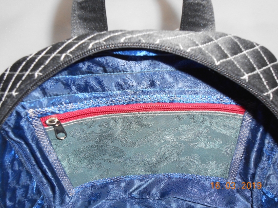 рюкзак женский городской чёрный "Мулатка"