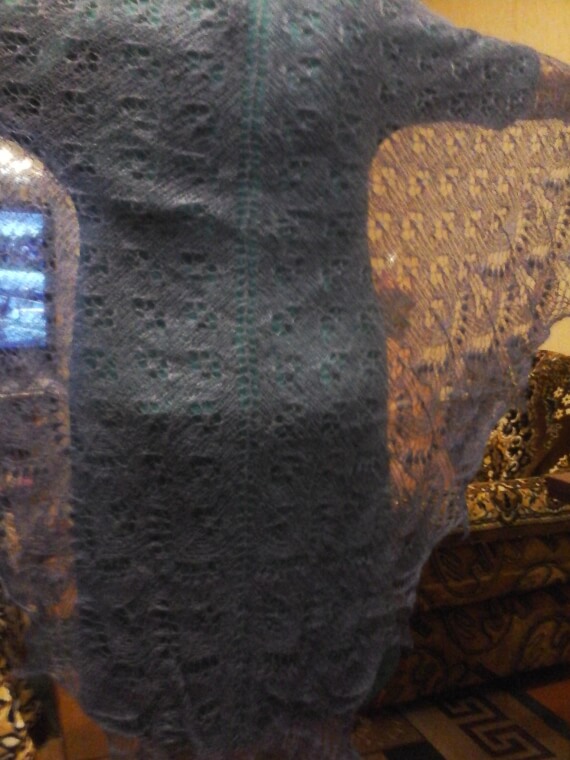 Шаль "Филигрань" из Итальянского мохера