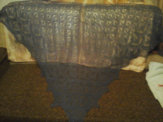 Шаль "Филигрань" из Итальянского мохера