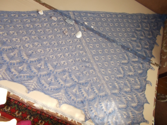 Шаль "Филигрань" из Итальянского мохера