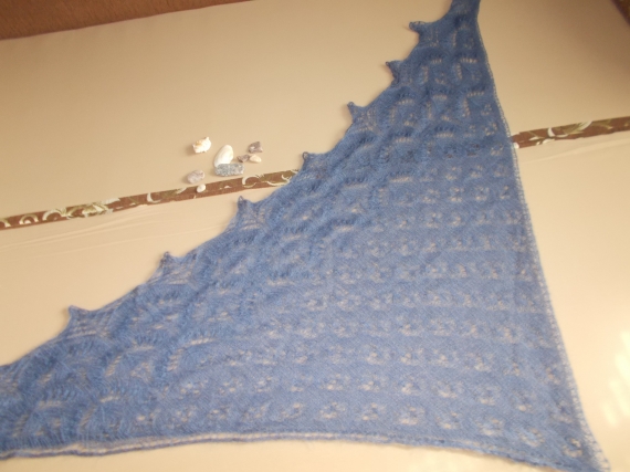 Шаль "Филигрань" из Итальянского мохера