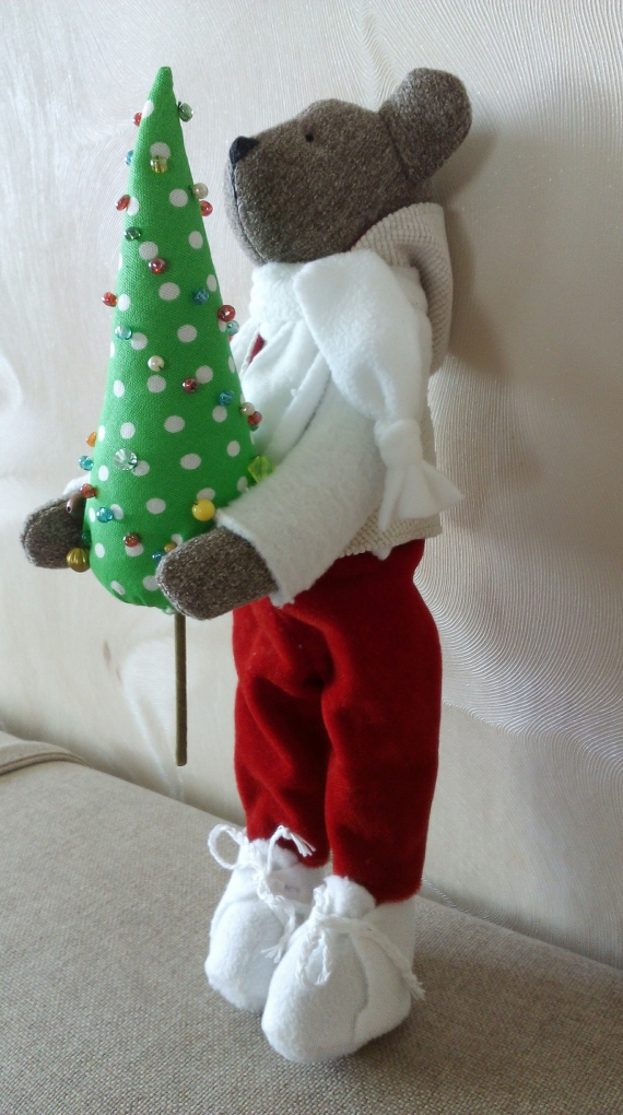 Новогодний Тильда медведь