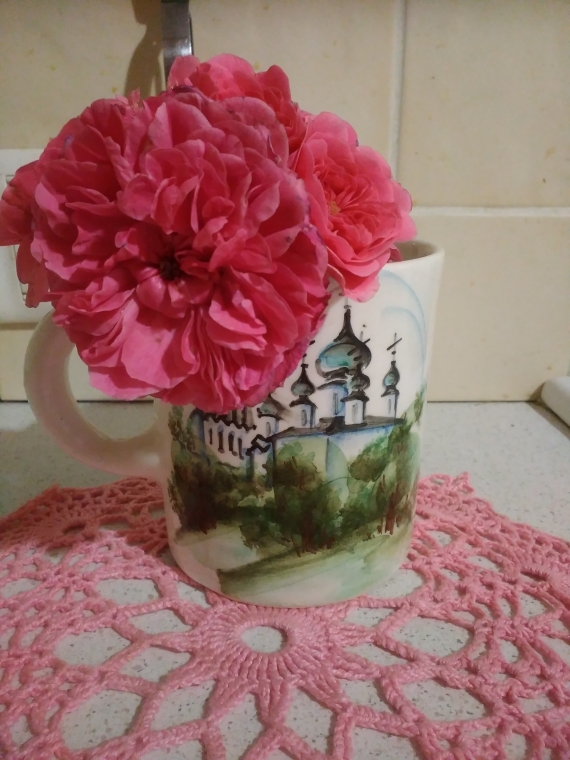 розовая салфетка