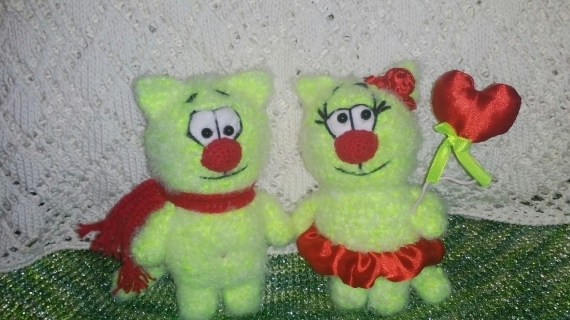 Влюбленные коты