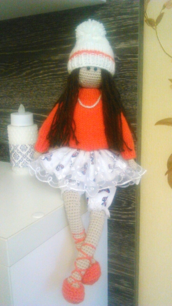 Интерьерная кукла в стиле "Тильда"