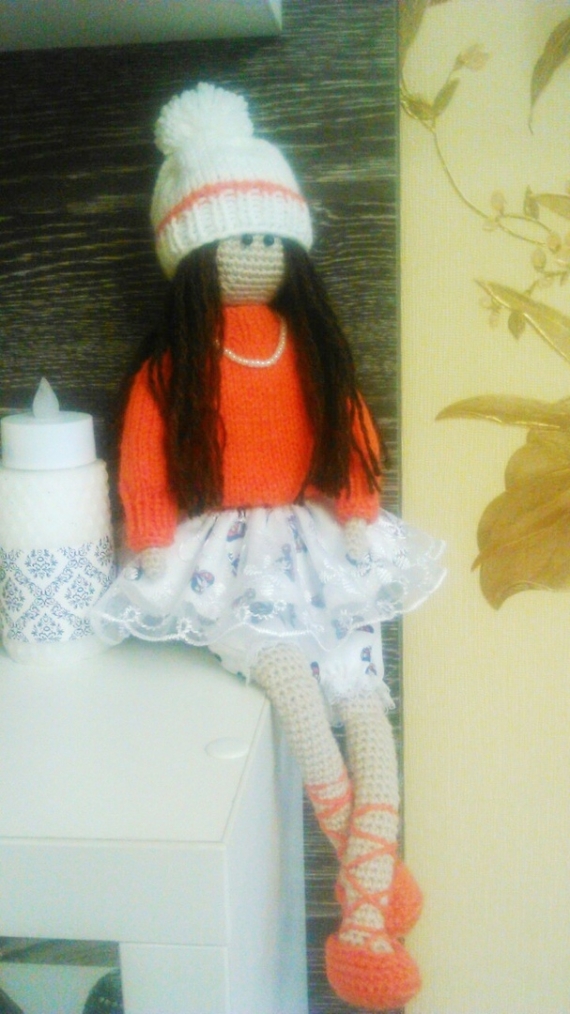 Интерьерная кукла в стиле "Тильда"