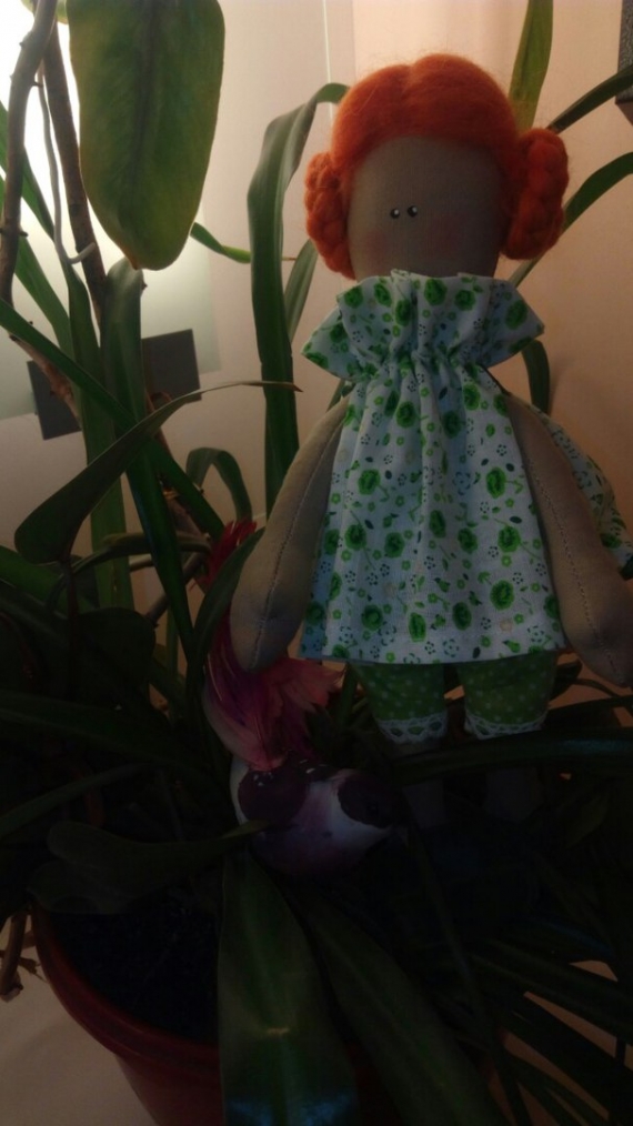 Куколка  рыженькая Анфиска