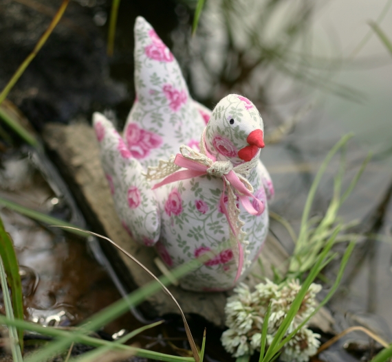 Текстильная курочка Ряба