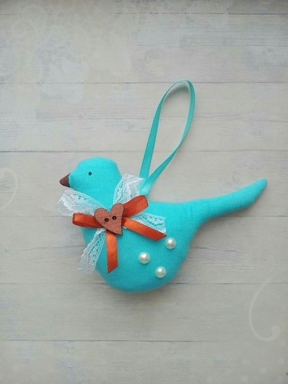 Птичка в стиле Тильда