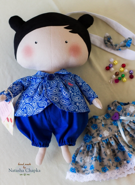 Текстильная куколка Милашка