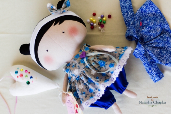 Текстильная куколка Милашка