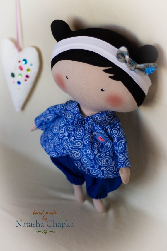 Текстильная куколка Милашка