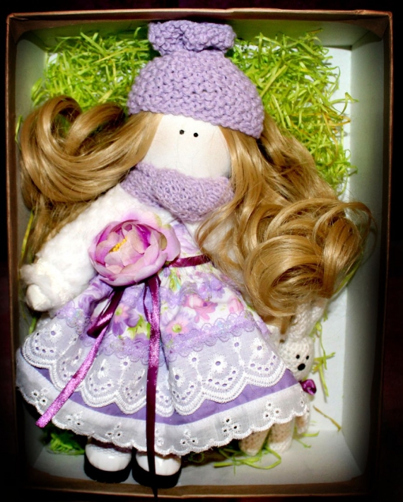 Текстильная интерьерная кукла