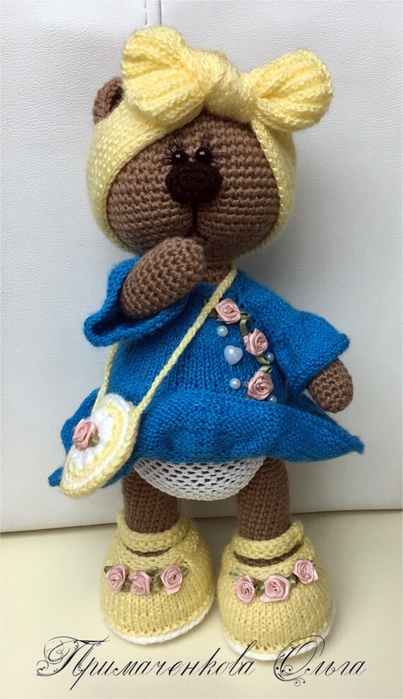 Мишка тильда Лизонька