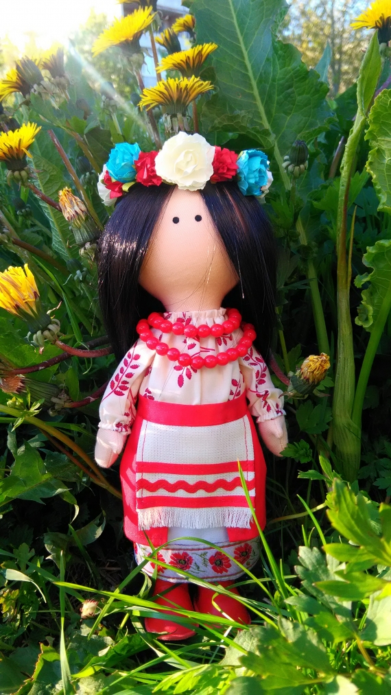 Интерьерная кукла Украинка