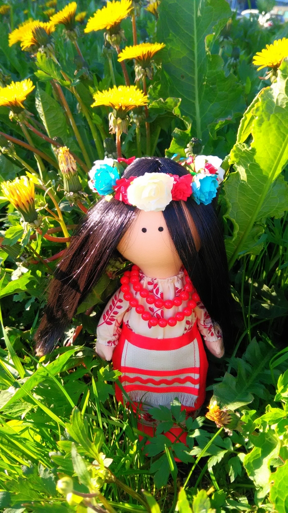 Интерьерная кукла Украинка