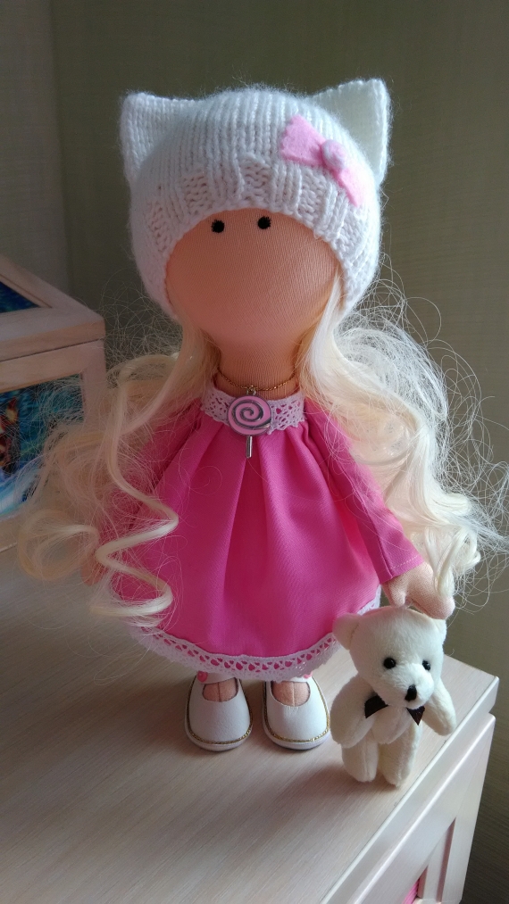 Интерьерная кукла - малышка Candy