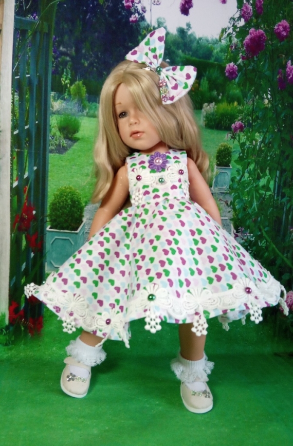 Платье для куклы Готц 48-50 см