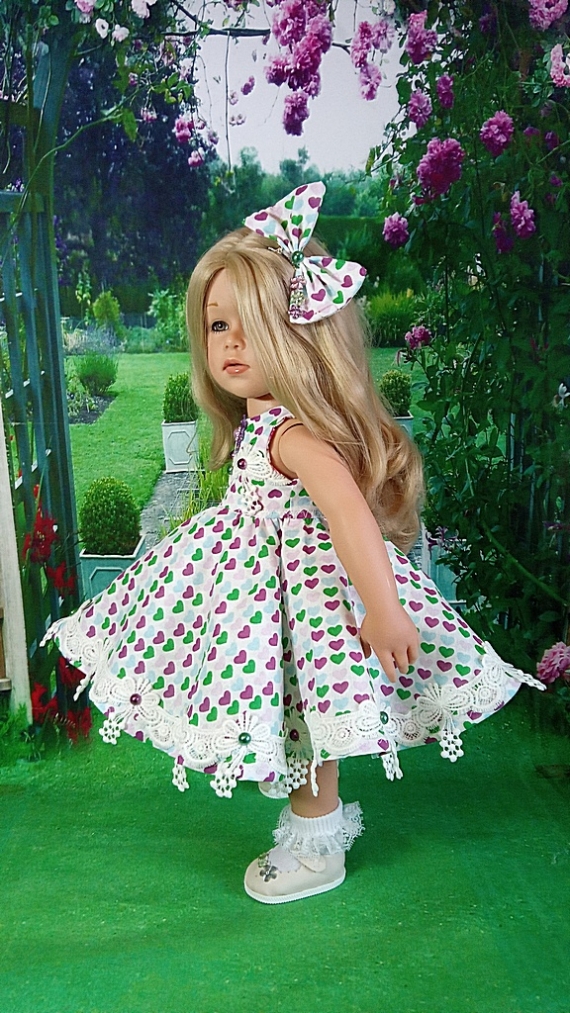 Платье для куклы Готц 48-50 см