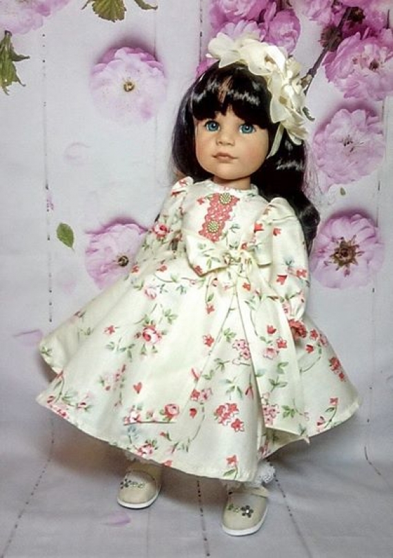Платье для куклы Готц 48-50 см