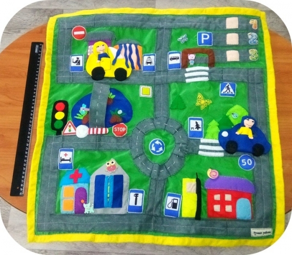 Развивающий коврик "Дорога"