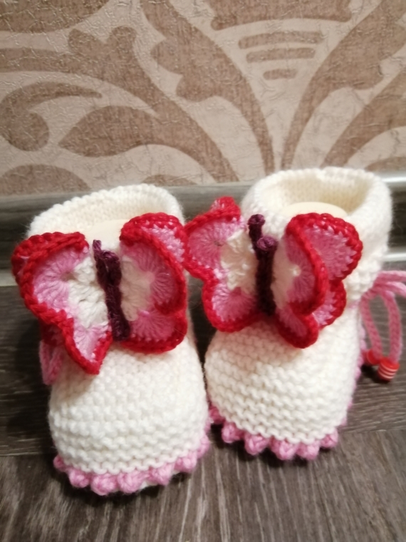 ПИНЕТКИ БАБОЧКИ БЕЛЫЕ