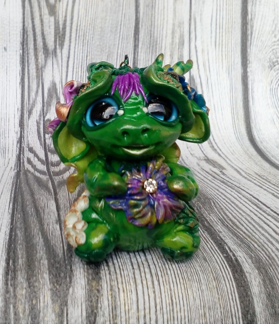 брелок дракончик