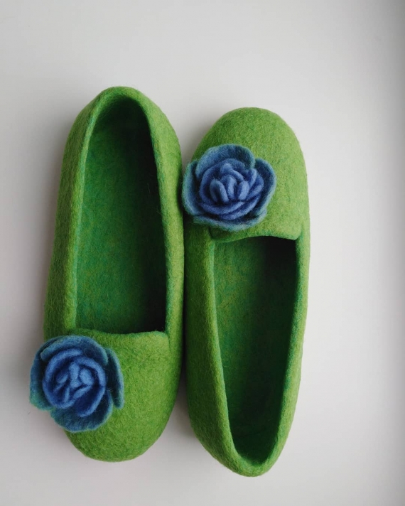Валяные тапочки