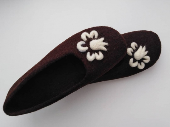 Валяные тапочки