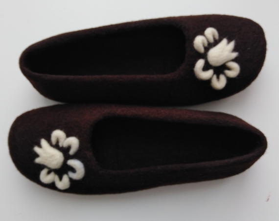 Валяные тапочки