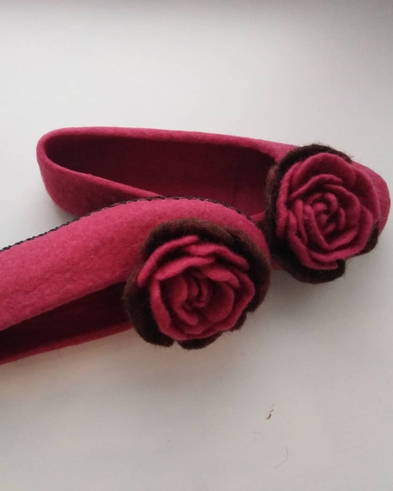 Валяные тапочки