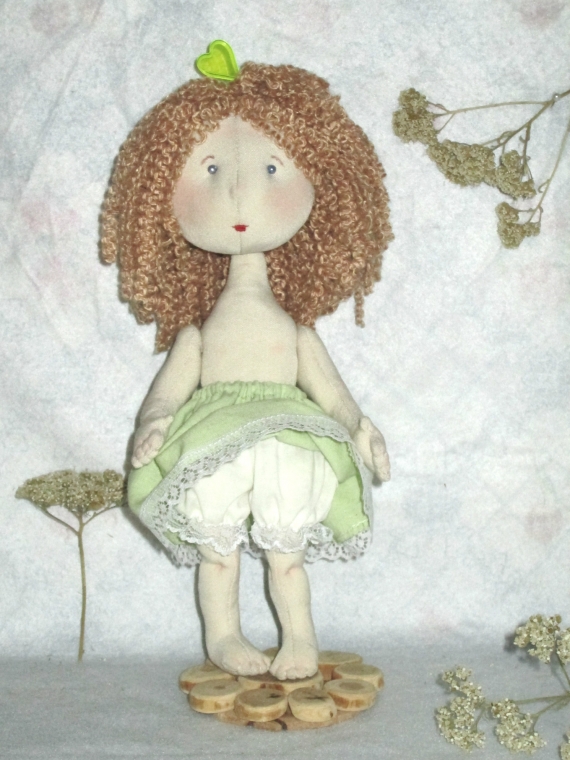 Текстильная кукла ВЕСНУШКА