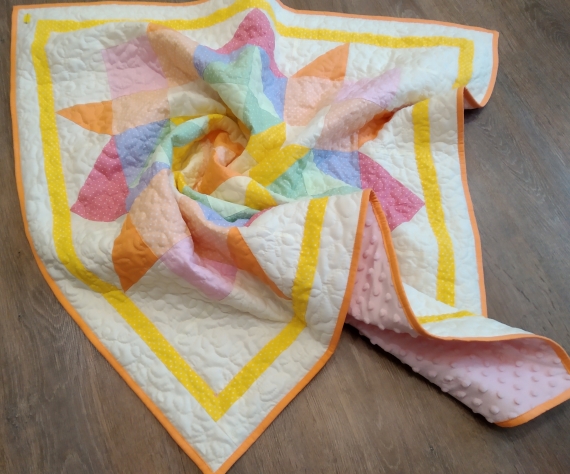 Лоскутное одеяло " Солнечный калейдоскоп"